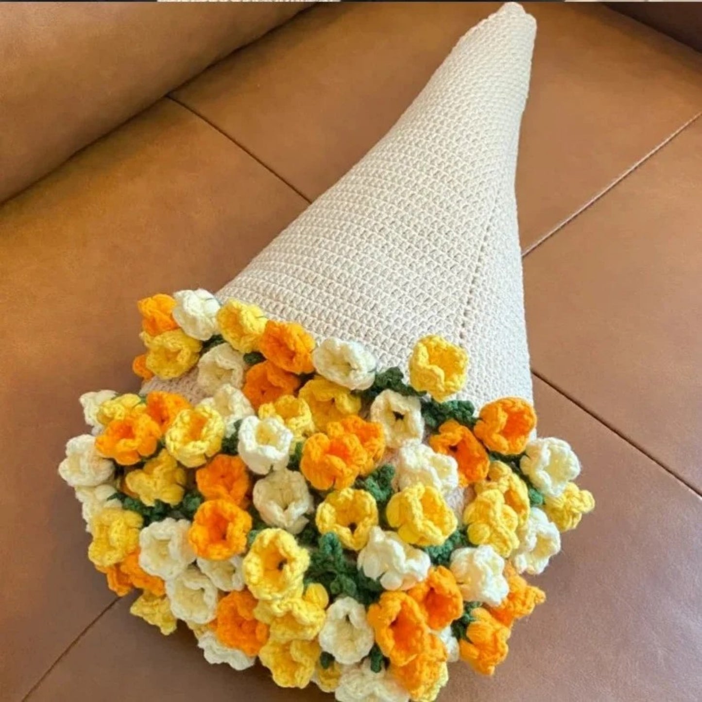 Hand-woven Floral Blanket DIY Kit & Ready-Made Gift for Mother's Day Valentine's Day