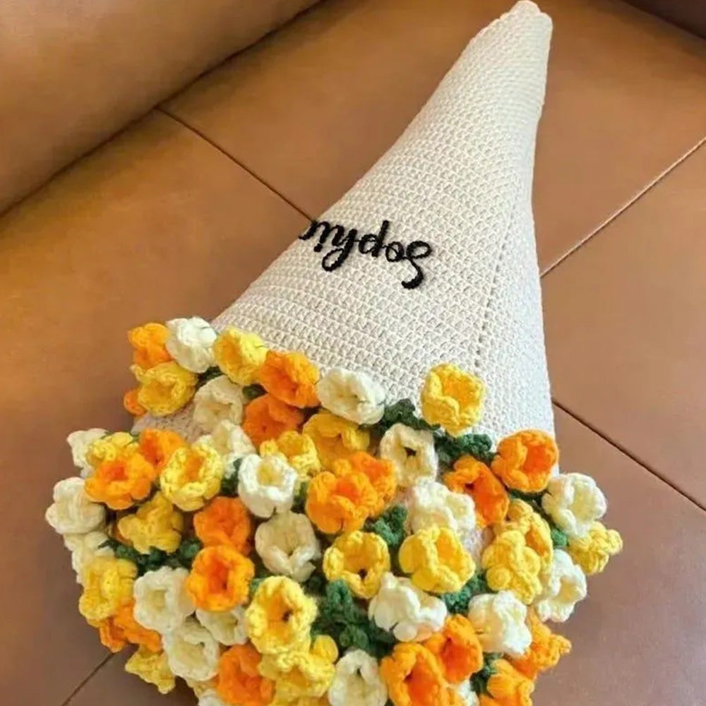Mother's Day Gift Hand-woven Rose Blanket Gift for Valentine's Day