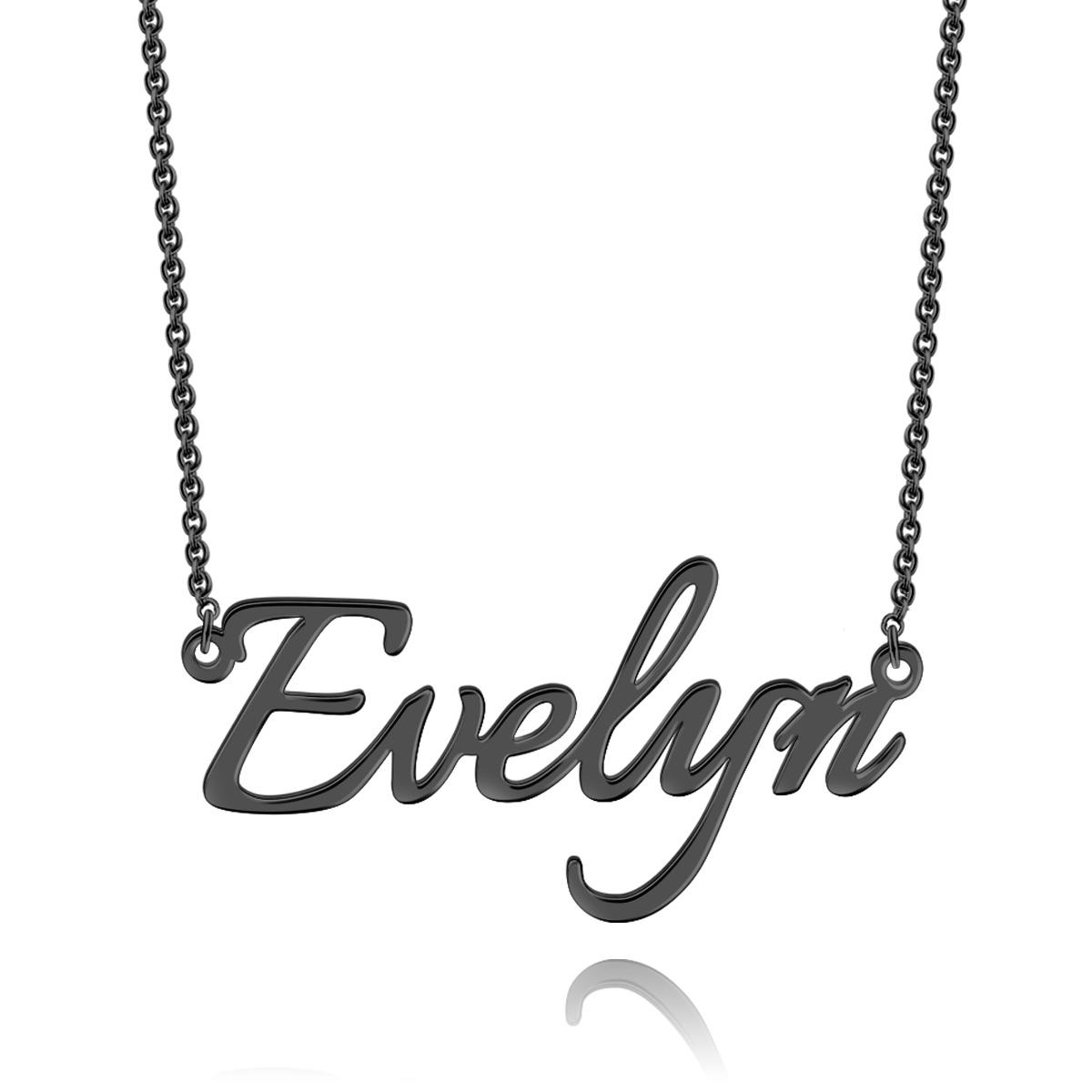 Soufeel Gold "Carrie" Style Name Necklace Gifts For Her