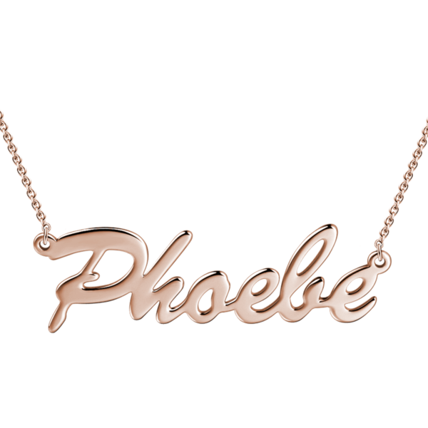 Soufeel Gold "Carrie" Style Name Necklace Gifts For Her