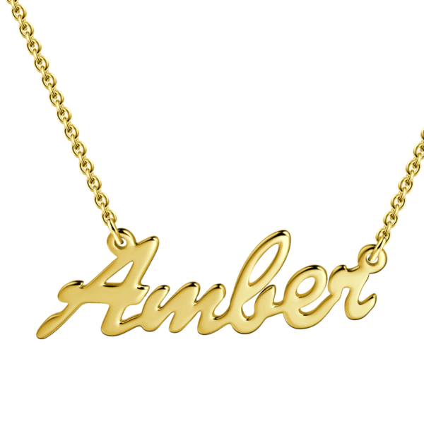 Soufeel Gold "Carrie" Style Name Necklace Gifts For Her
