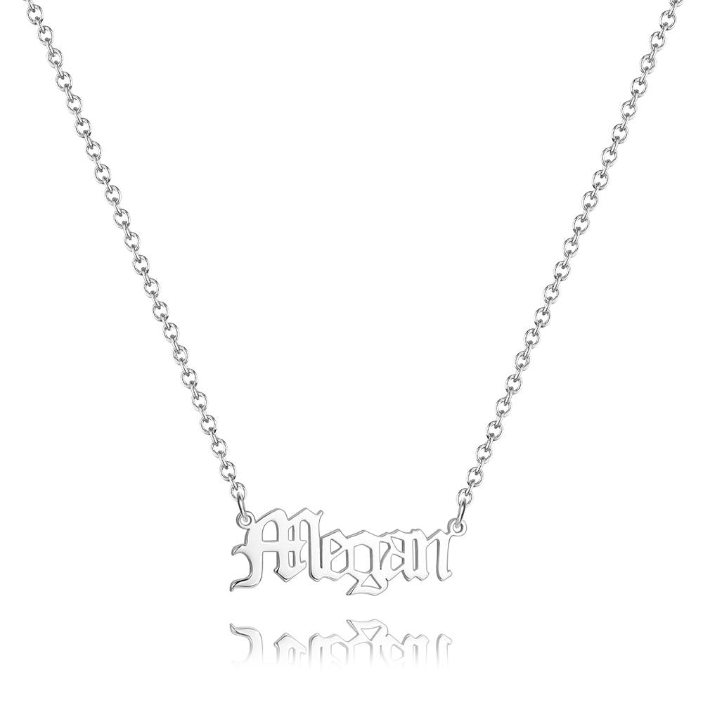 Soufeel Gold "Carrie" Style Name Necklace Gifts For Her