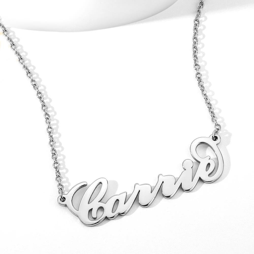Soufeel Gold "Carrie" Style Name Necklace Gifts For Her