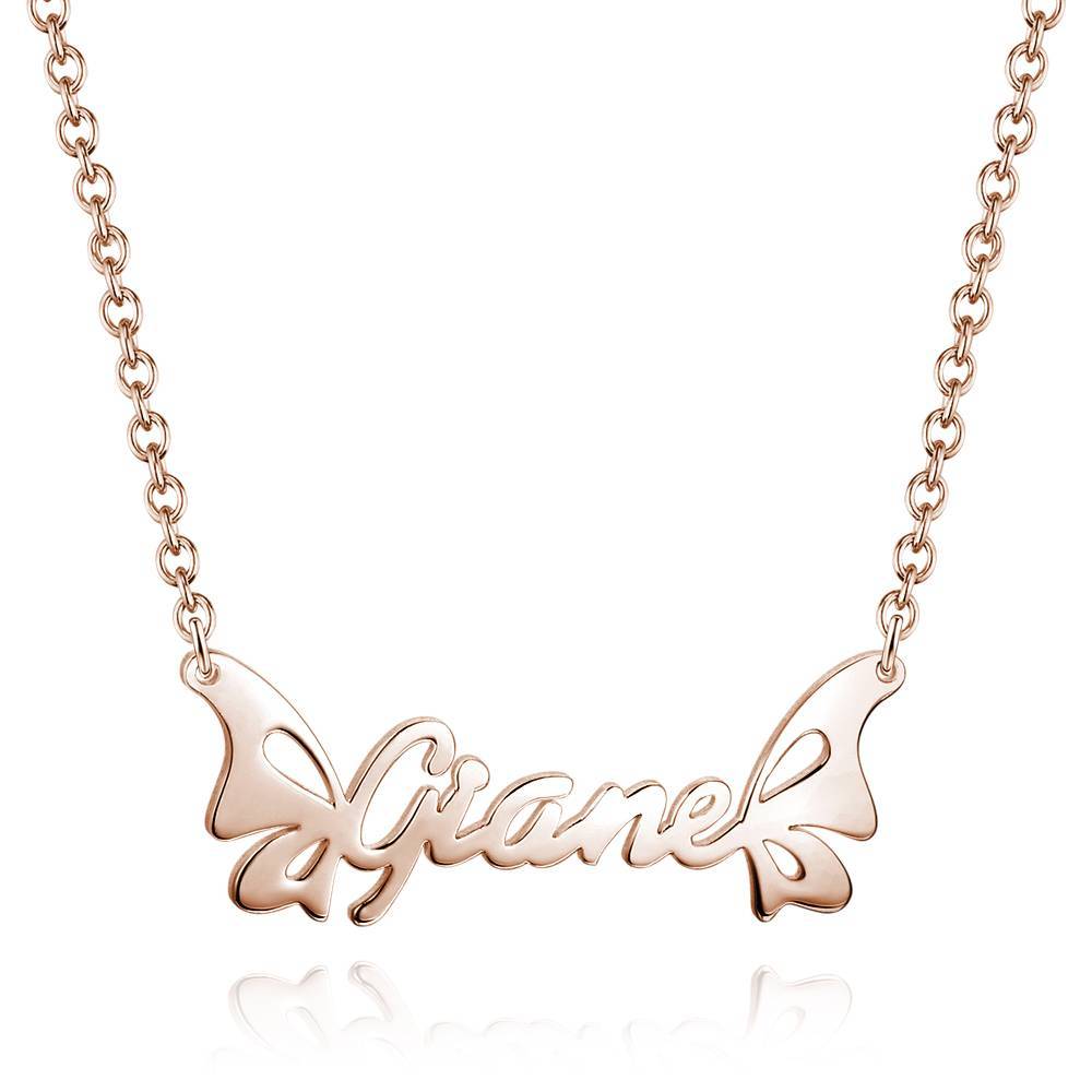 Soufeel Gold "Carrie" Style Name Necklace Gifts For Her