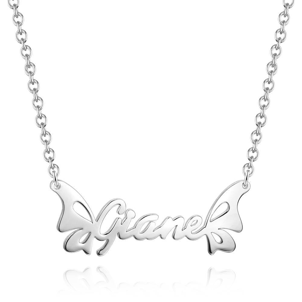 Soufeel Gold "Carrie" Style Name Necklace Gifts For Her